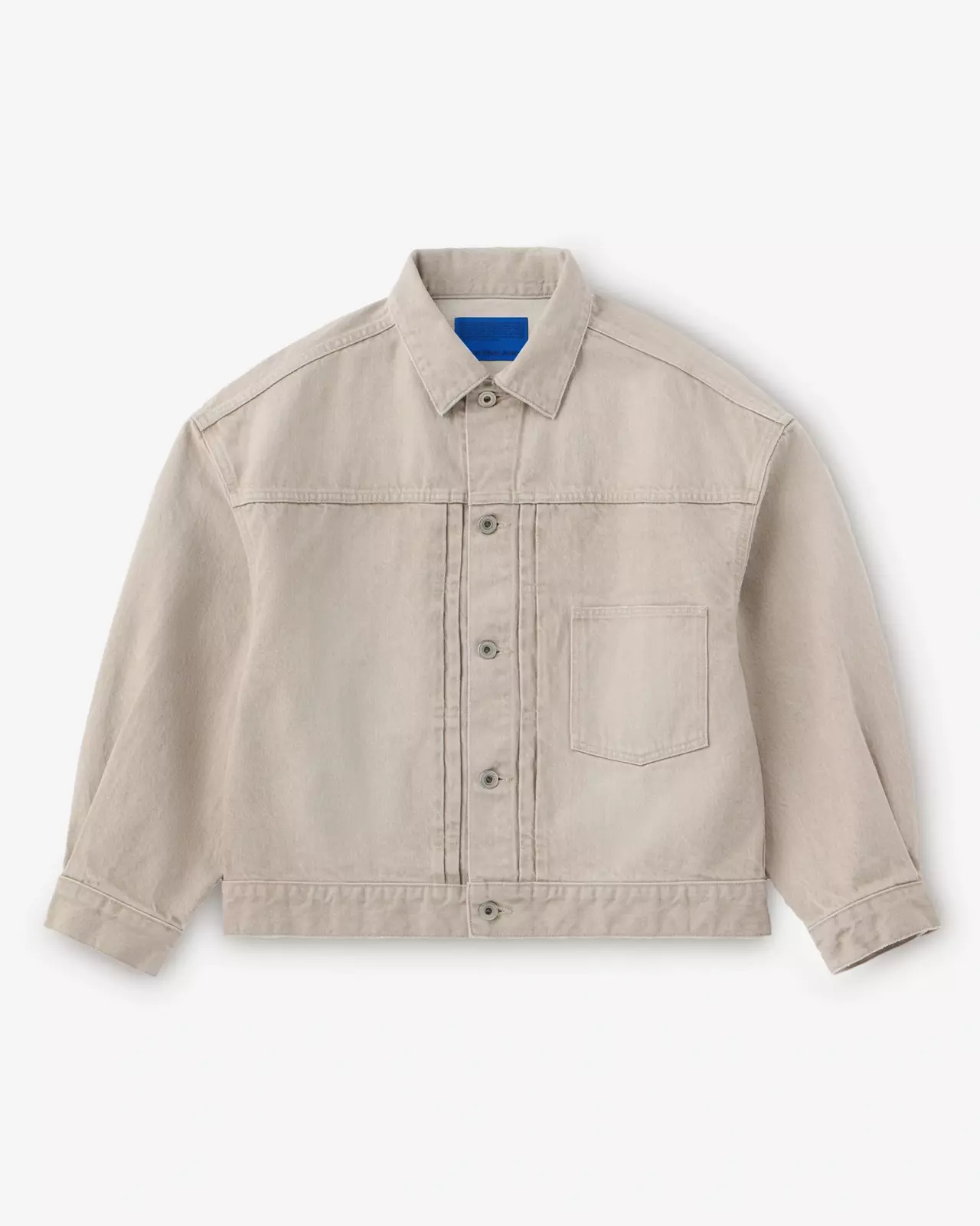 WOMEN | Denim Jacket 13.5oz Beige,BEIGE, large image number 4