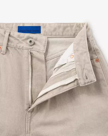 WOMEN | Loose Jeans 13.5oz Beige,BEIGE, large image number 5
