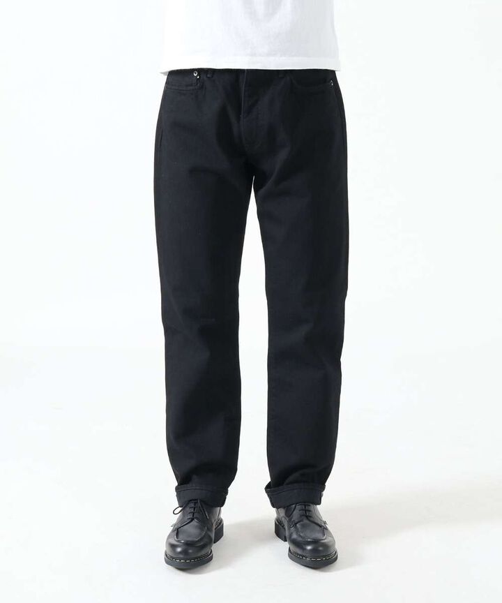 J414 14oz Black Classic Straight Selvedge Jeans,, medium