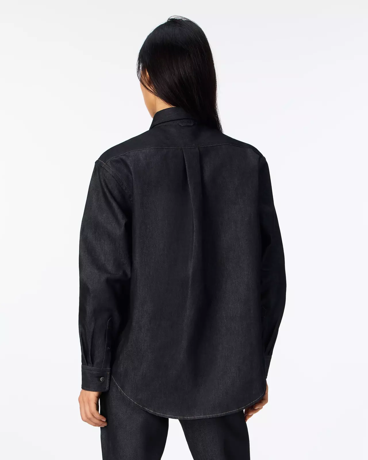 WOMEN | Light Denim Relax Shirt 7oz Rigid,RIGID, large image number 2