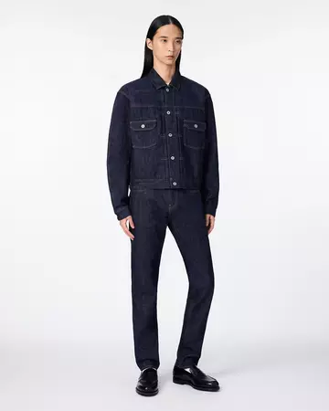 MEN | Selvedge Type 2 Denim Jacket 14oz,INDIGO, large image number 3