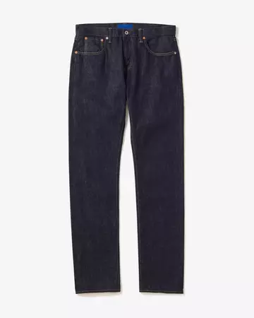 MEN | Selvedge Slim Jeans 12oz,INDIGO, large image number 3