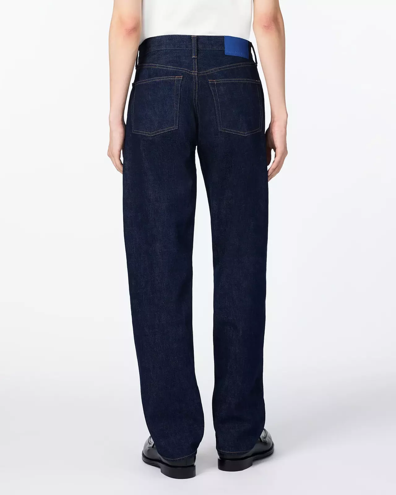 MEN | Selvedge Straight Jeans 16oz,INDIGO, large image number 2