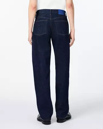 MEN | Selvedge Straight Jeans 16oz,INDIGO, large image number 2