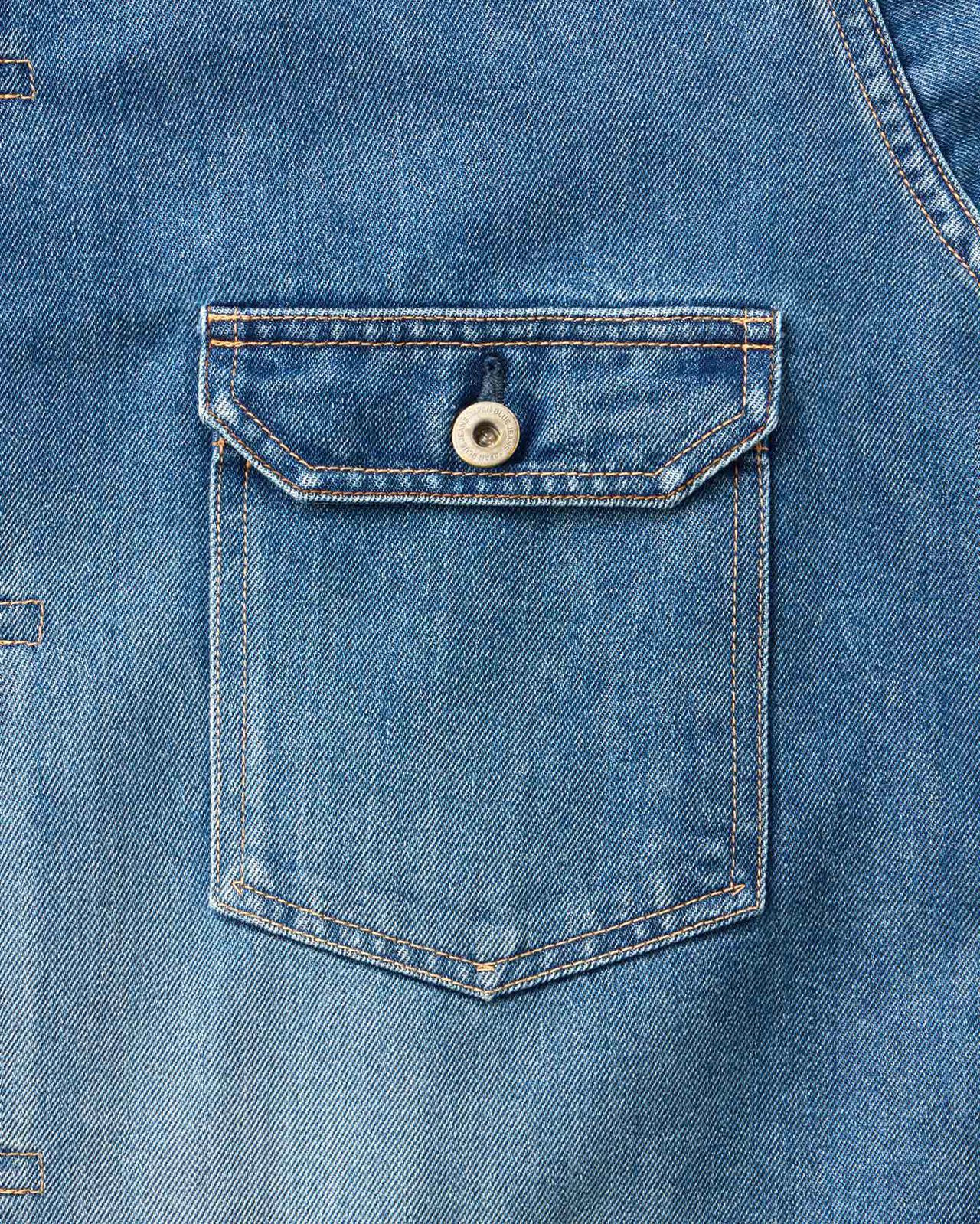 Light Type 1 Denim Jacket 9oz Medium Indigo,MEDIUM INDIGO, large image number 5