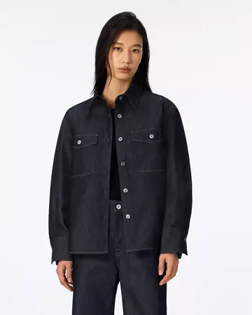 WOMEN | Light Denim Work Shirt 7oz Rigid,RIGID, large image number 0