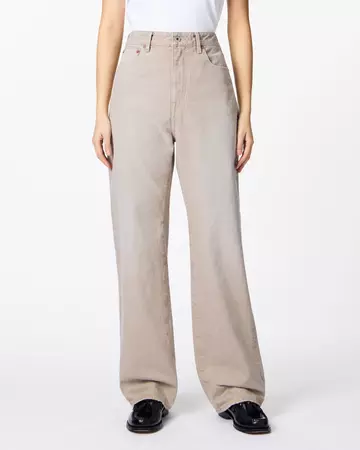 WOMEN | Straight Jeans 13.5oz Beige,BEIGE, large image number 0