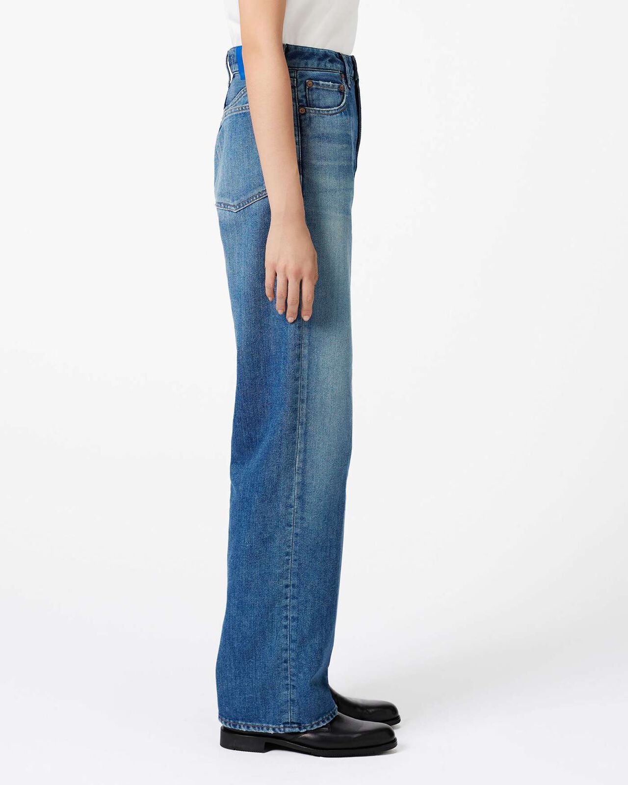 Light Straight Jeans 9oz Medium Indigo,MEDIUM INDIGO, large image number 1