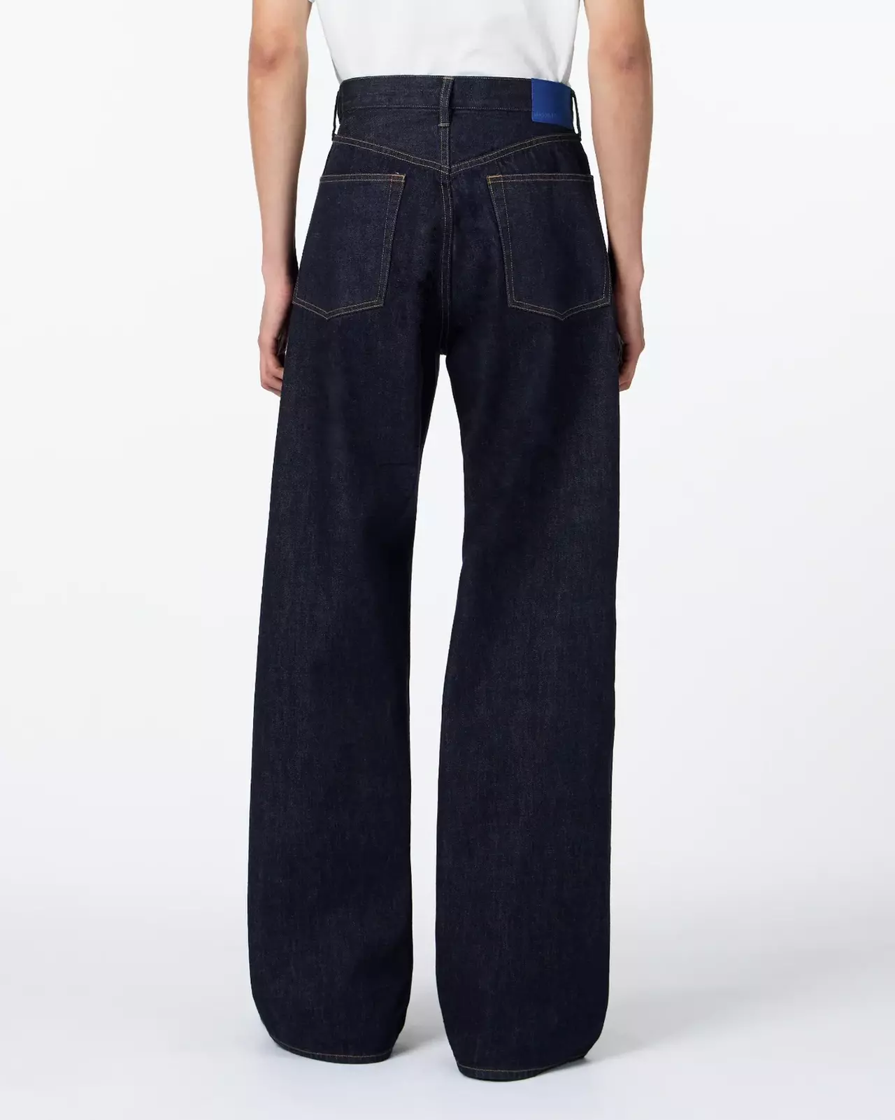 MEN | Selvedge Loose Jeans 16oz,INDIGO, large image number 2