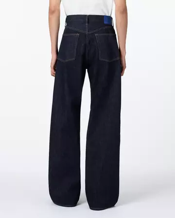 MEN | Selvedge Loose Jeans 16oz,INDIGO, large image number 2