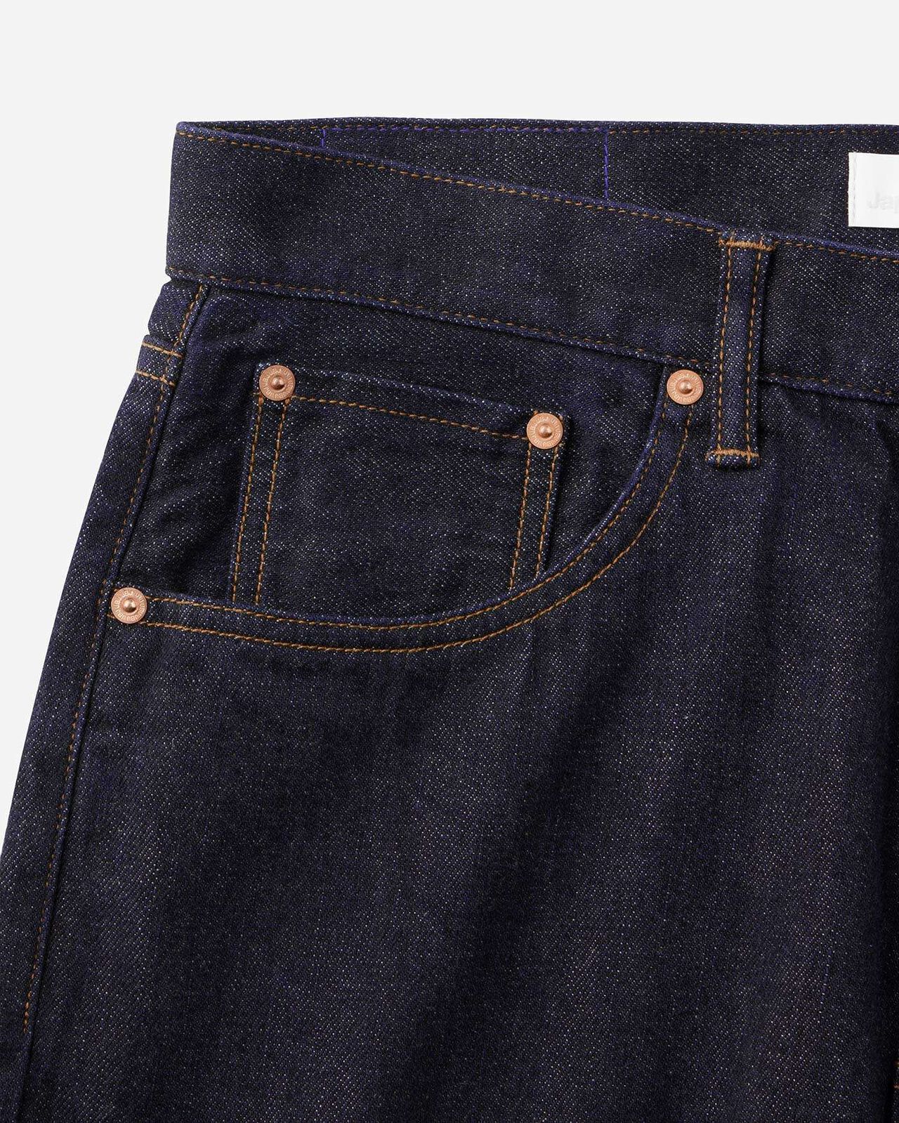 Selvedge Straight Jeans 12oz,INDIGO, large image number 8