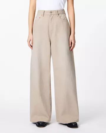 WOMEN | Loose Jeans 13.5oz Beige,BEIGE, large image number 0