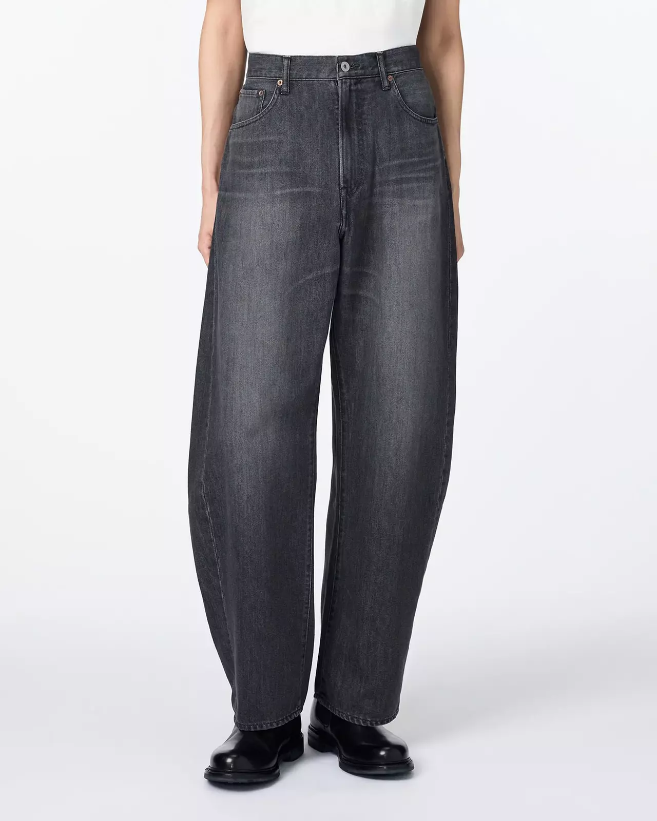 MEN | Light Curve Jeans 9oz Washed Black,WASHED BLACK, large image number 0