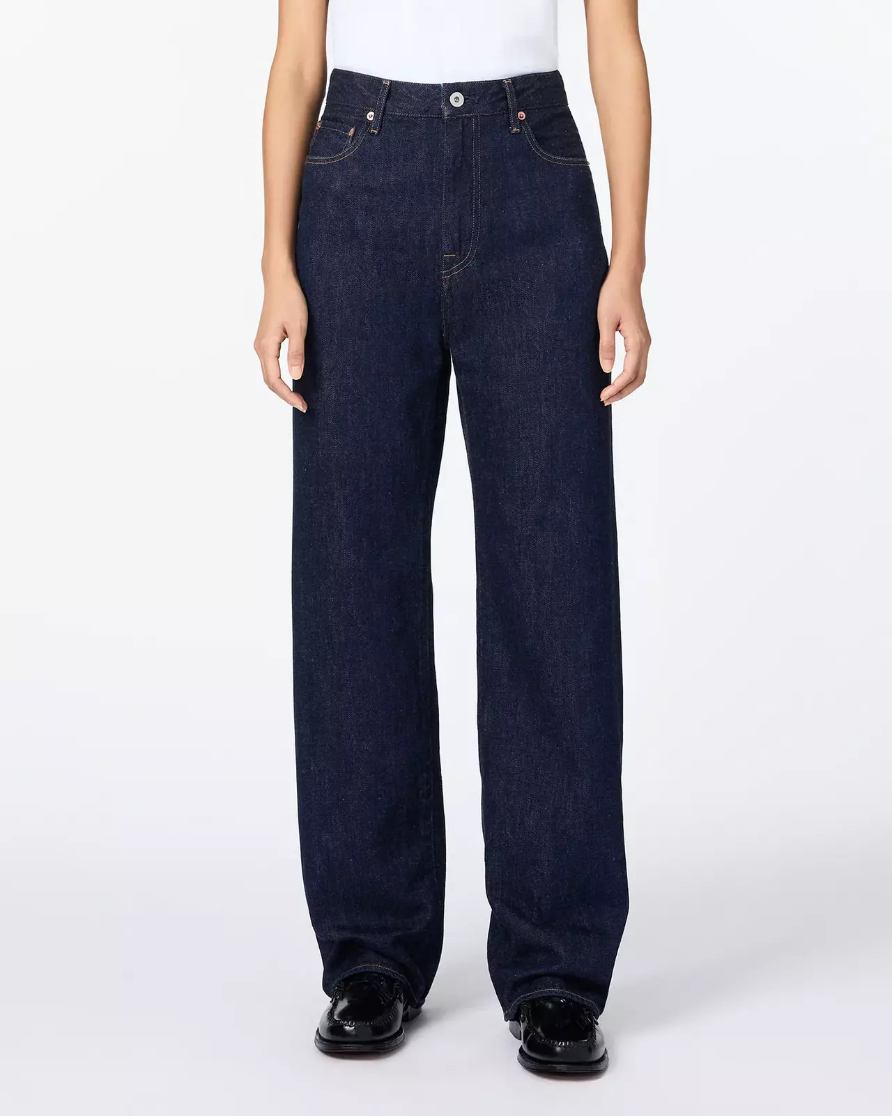 WOMEN | Selvedge Straight Jeans 12oz,INDIGO, large image number 0