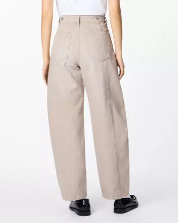 WOMEN | Panel Curve Jeans 13.5oz Beige,BEIGE, large image number 2
