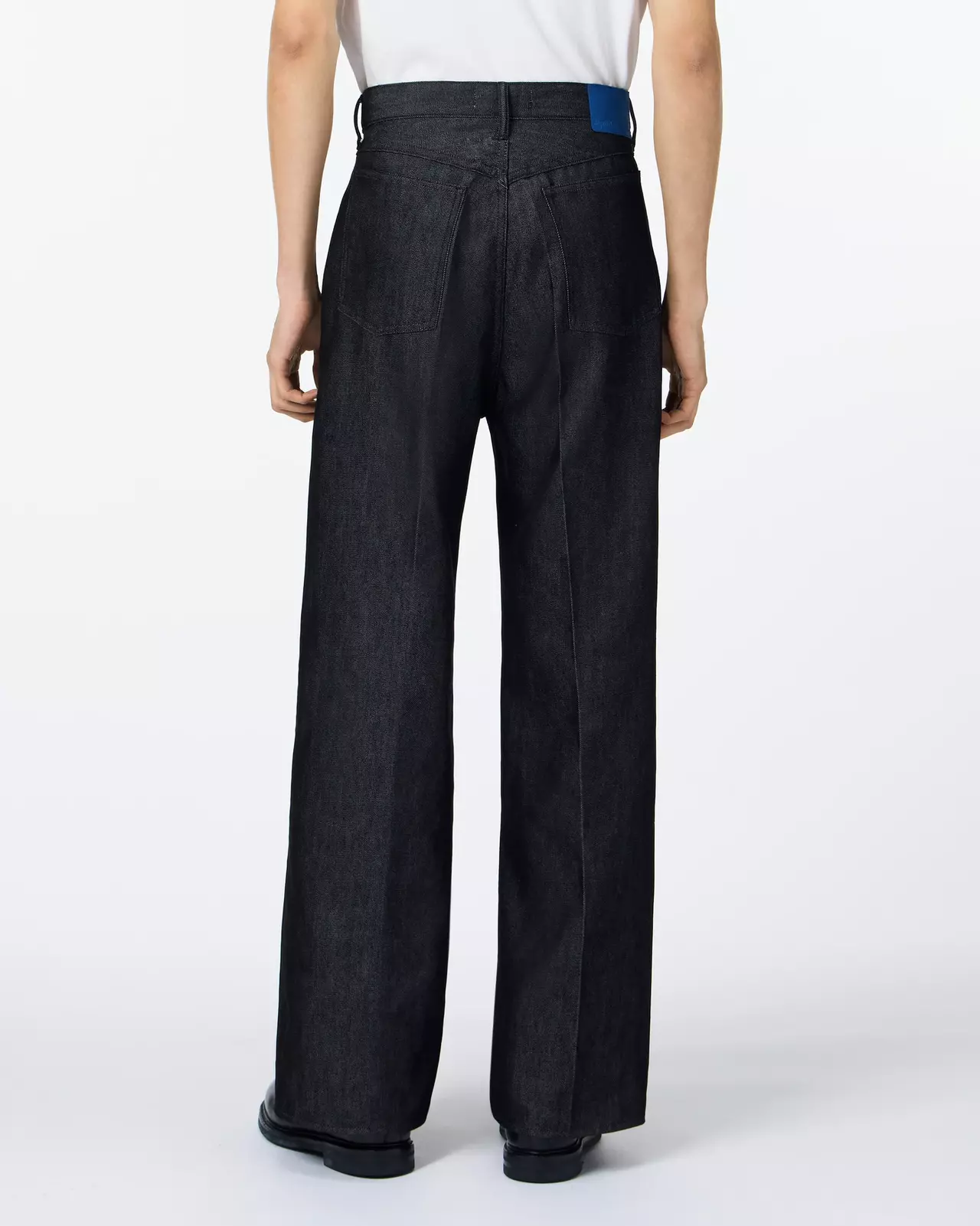 MEN | Light Wide Press Trousers 9oz Black,BLACK, large image number 2