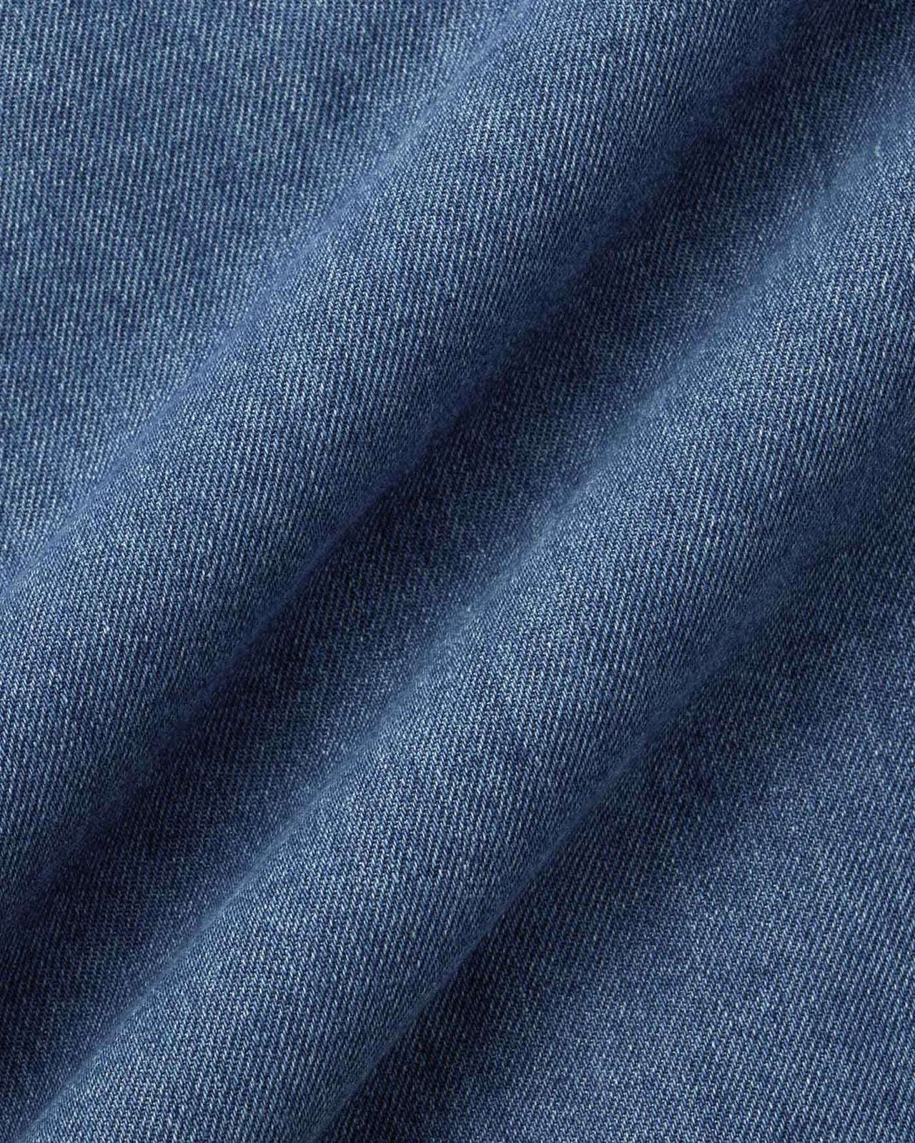 WOMEN | Light Denim NS shirt 9oz Medium Indigo,MEDIUM INDIGO, large image number 7