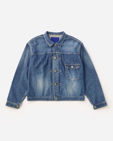 Smooth Type 1 Denim Jkt 9oz Medium Indigo,MEDIUM INDIGO, small image number 4