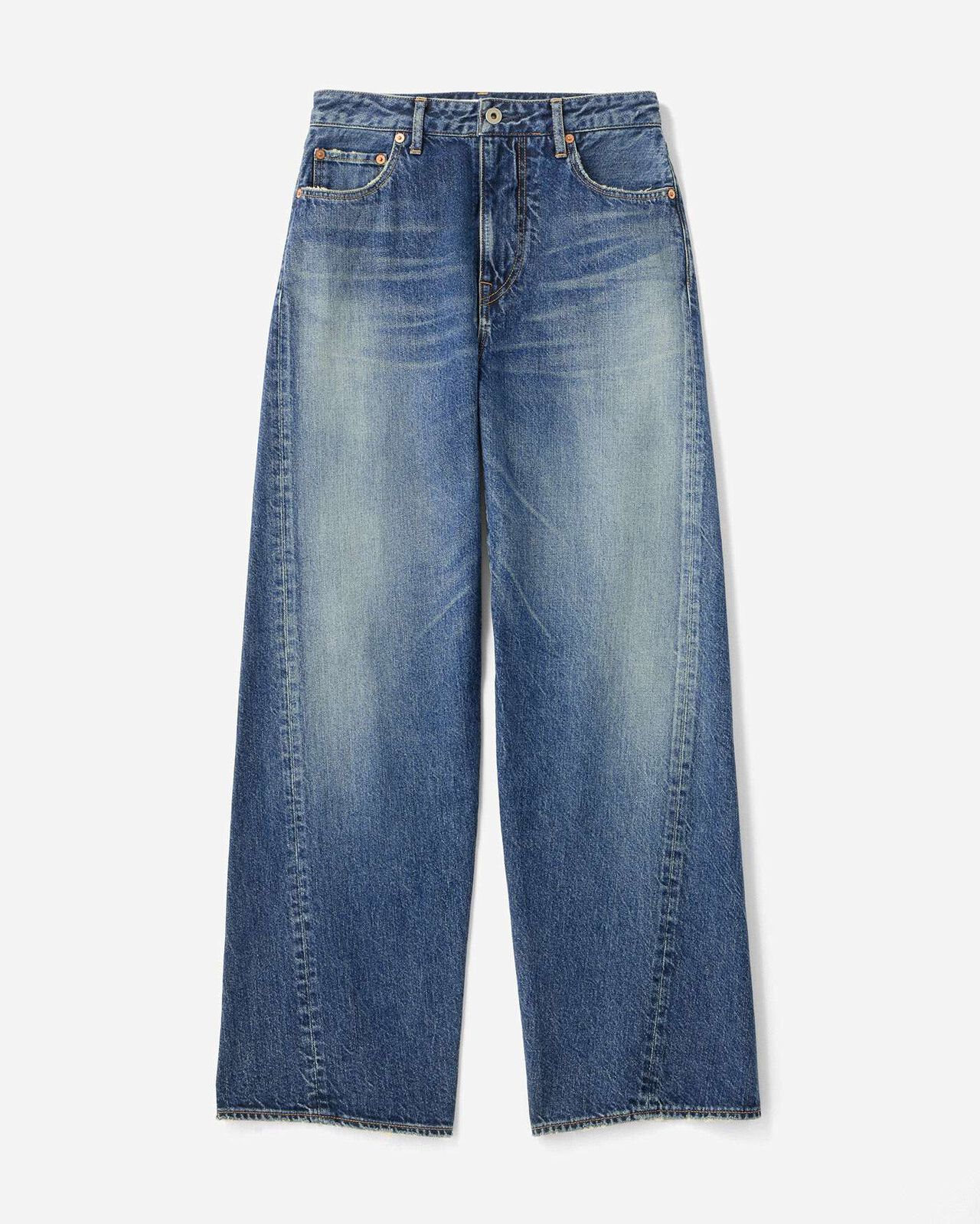 Skew Straight Jeans 11oz Medium Indigo,MEDIUM INDIGO, large image number 4