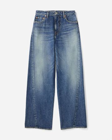 Skew Straight Jeans 11oz Medium Indigo,MEDIUM INDIGO, small image number 4