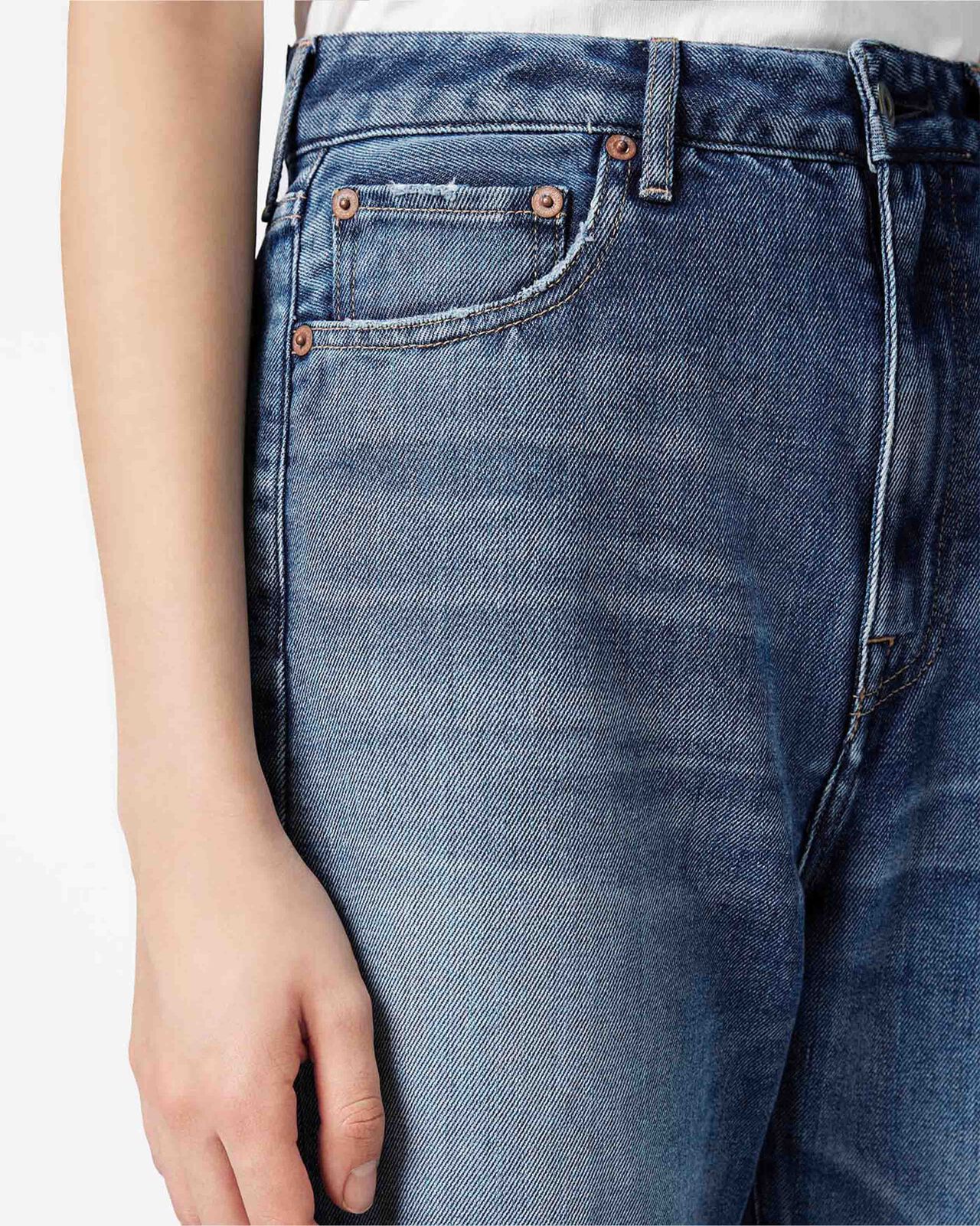 Light Straight Jeans 9oz Dark Indigo,DARK INDIGO, large image number 3