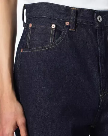 MEN | Selvedge Wide Jeans 12oz,INDIGO, large image number 3