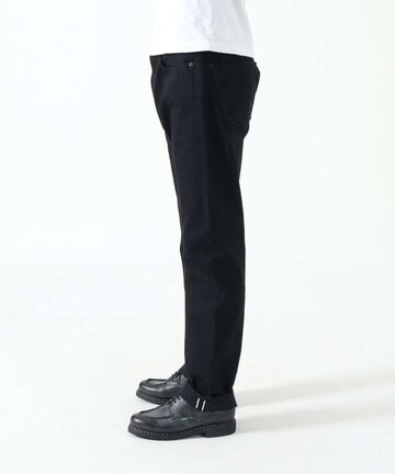 J414 14oz Black Classic Straight Selvedge Jeans,BLACK, small image number 3
