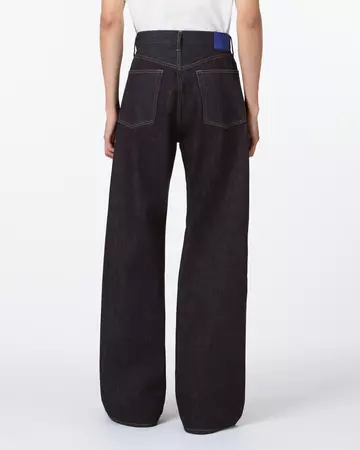 MEN | Selvedge Loose Jeans 14oz,INDIGO, large image number 2