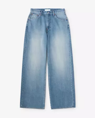 MEN | Light Loose Jeans 9oz Medium Indigo,MEDIUM INDIGO, large image number 4