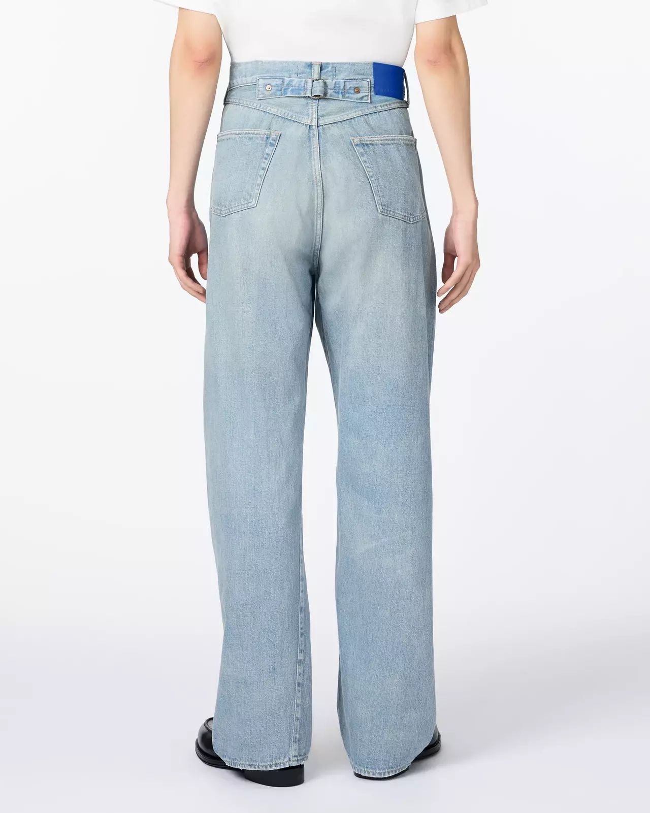 MEN | ReDESIGN Skew Straight Jeans 12oz Light Indigo,LIGHT INDIGO, large image number 2
