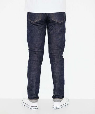 J201 14.8oz US Cotton Tapered Selvedge Jeans,INDIGO, large image number 2