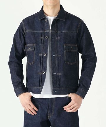 12.5oz Type2 Denim Jacket,INDIGO, small image number 0