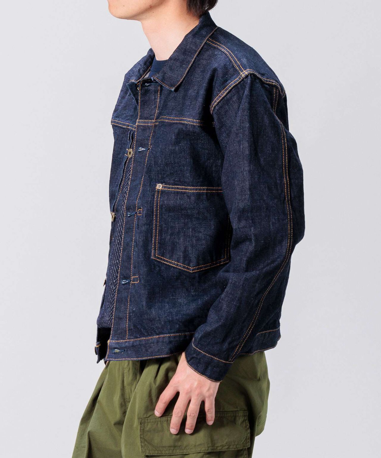 14.8oz Classic Denim Jacket,INDIGO, large image number 10
