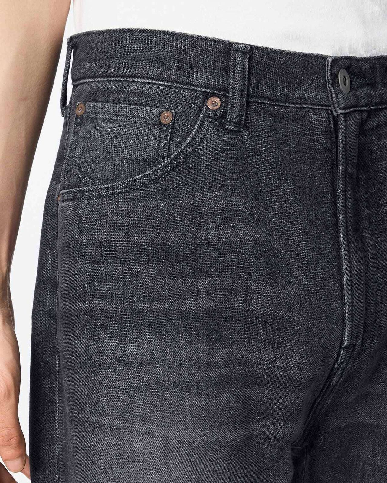 MEN | Light Flare Jeans 9oz Washed Black,WASHED BLACK, large image number 3