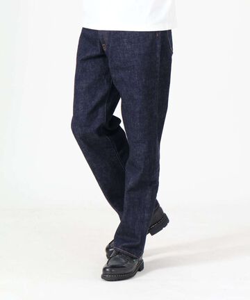 J501 14.8oz US Cotton Loose Selvedge Jeans,, large image number 1