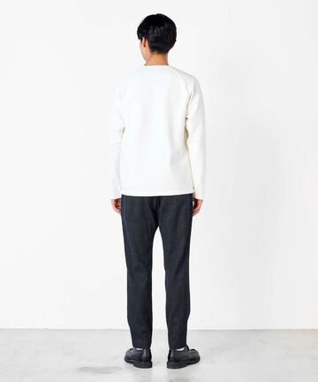 Sashiko Easy Tapered Pants,INDIGO, small image number 5