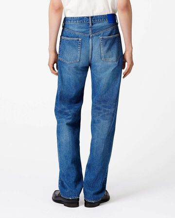 Smooth Wide Jeans 9oz Medium Indigo,MEDIUM INDIGO, small image number 2