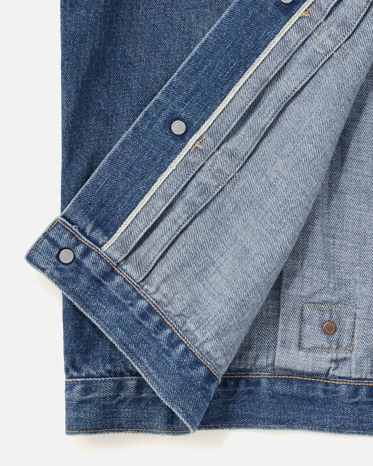 MEN | ReDESIGN Type 1 Denim Jacket 12oz Dark Indigo,DARK INDIGO, large image number 7