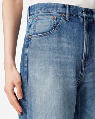 Light Flare Jeans 9oz Medium Indigo,MEDIUM INDIGO, small image number 3