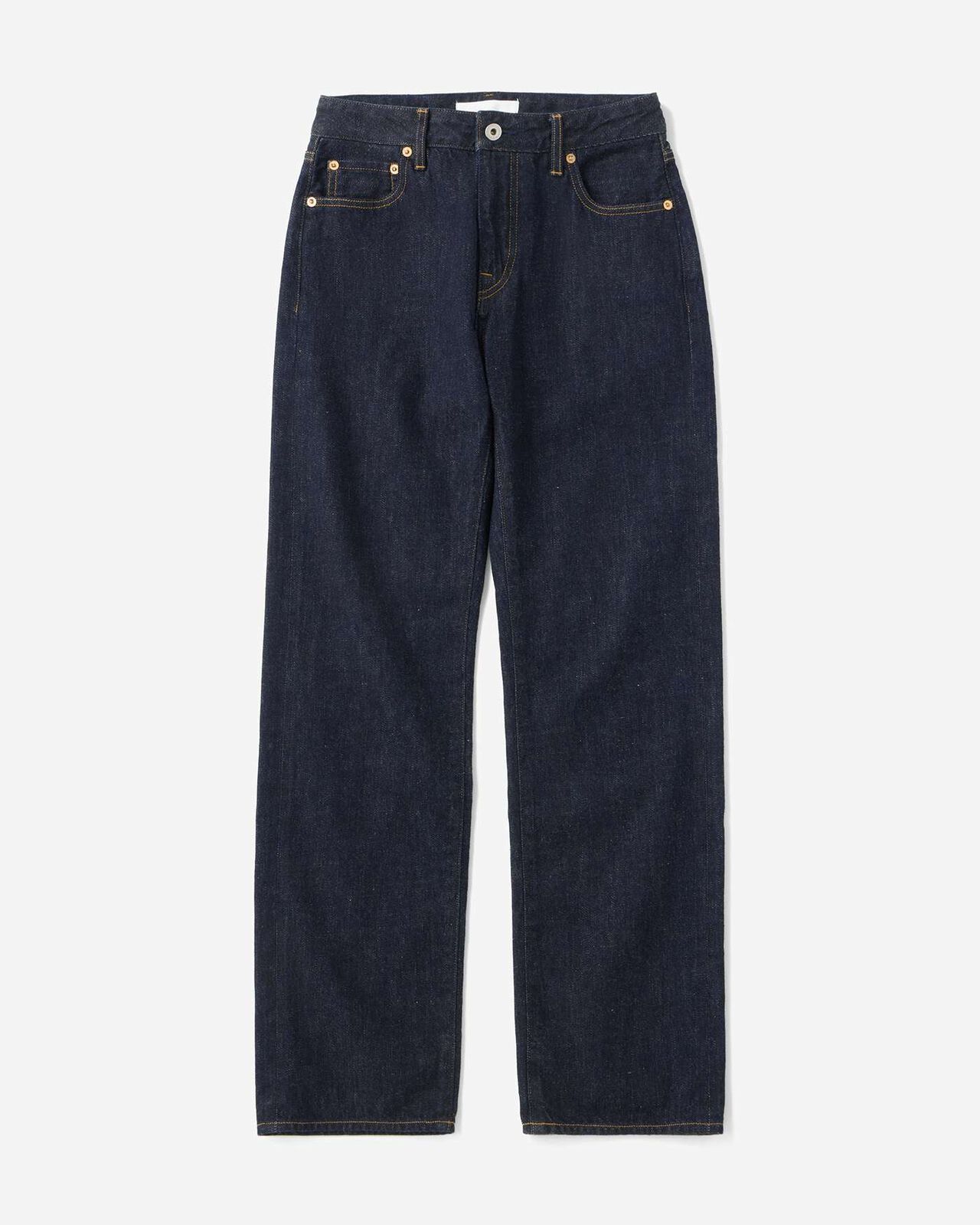 Selvedge Slim Straight Jeans 12oz,INDIGO, large image number 3