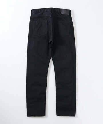 J414 14oz Black Classic Straight Selvedge Jeans,BLACK, small image number 6