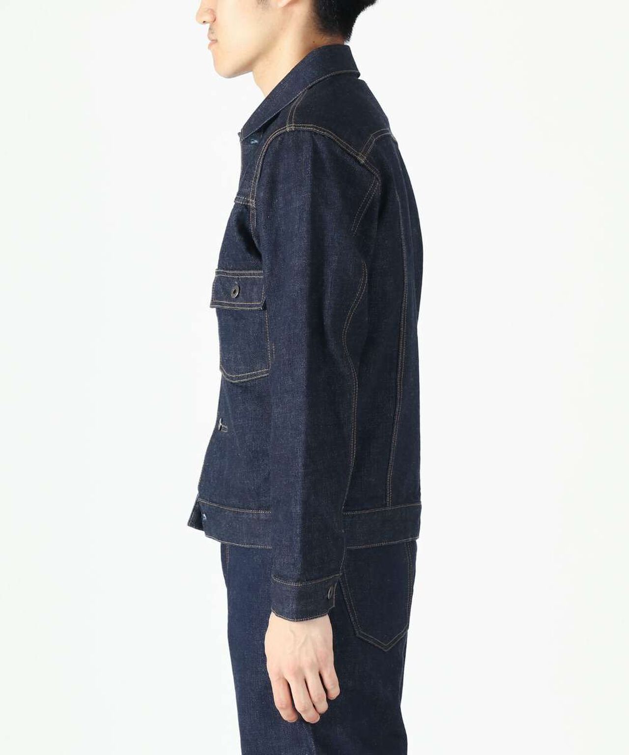 12.5oz Type2 Denim Jacket,INDIGO, large image number 2