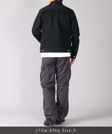 Sulphur Dyed Loose Satin Cargo Pants,OLIVE, large image number 15