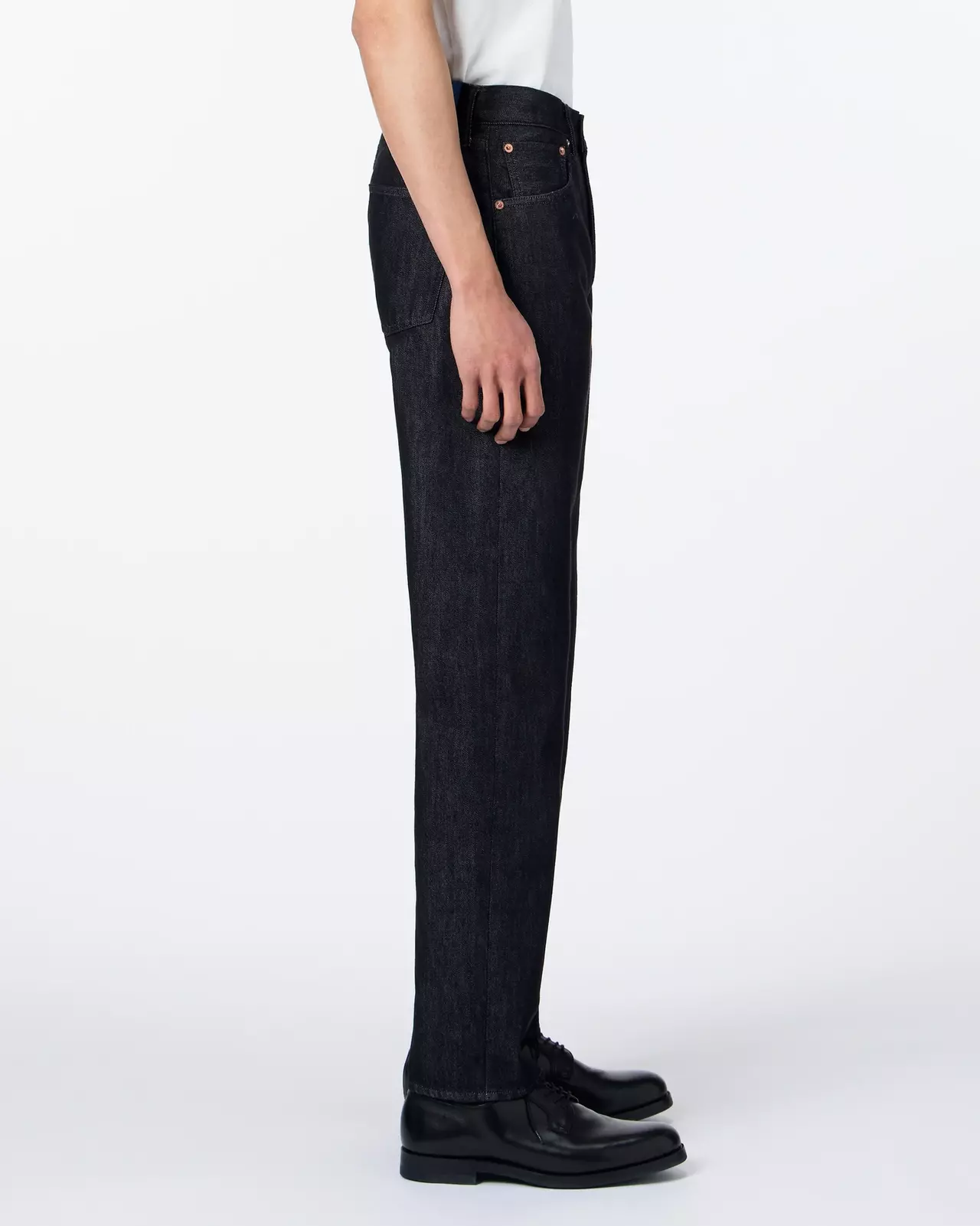 MEN | Light Straight Jeans 9oz Black,BLACK, large image number 1