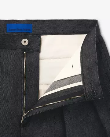MEN | Light Two Tuck Loose Trousers 9oz Black,BLACK, large image number 5