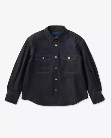 WOMEN | Light Denim Work Shirt 7oz Rigid,RIGID, large image number 6