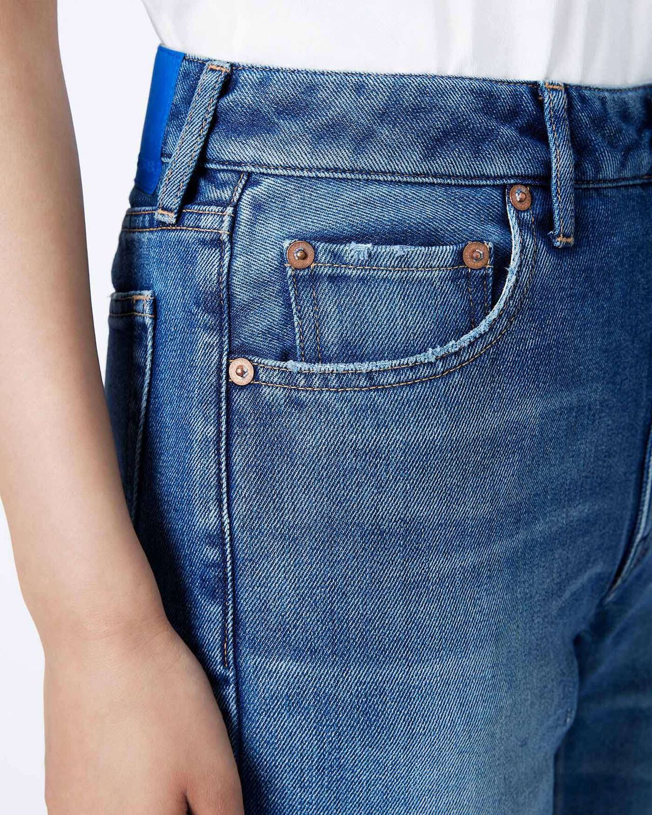 Light Flare Jeans 9oz Medium Indigo,MEDIUM INDIGO, large image number 3
