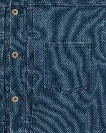 WOMEN | Sashiko Jacket,DARK INDIGO, large image number 5