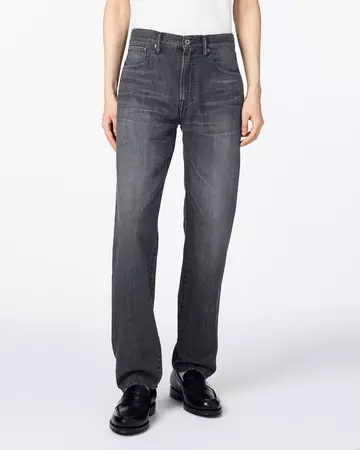 MEN | Light Straight Jeans 9oz Washed Black,WASHED BLACK, large image number 0