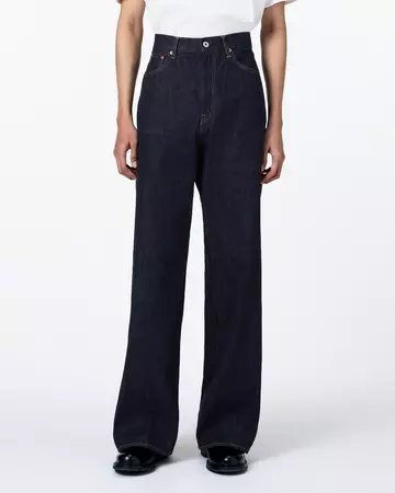 MEN | Selvedge Loose Jeans 16oz,INDIGO, large image number 0